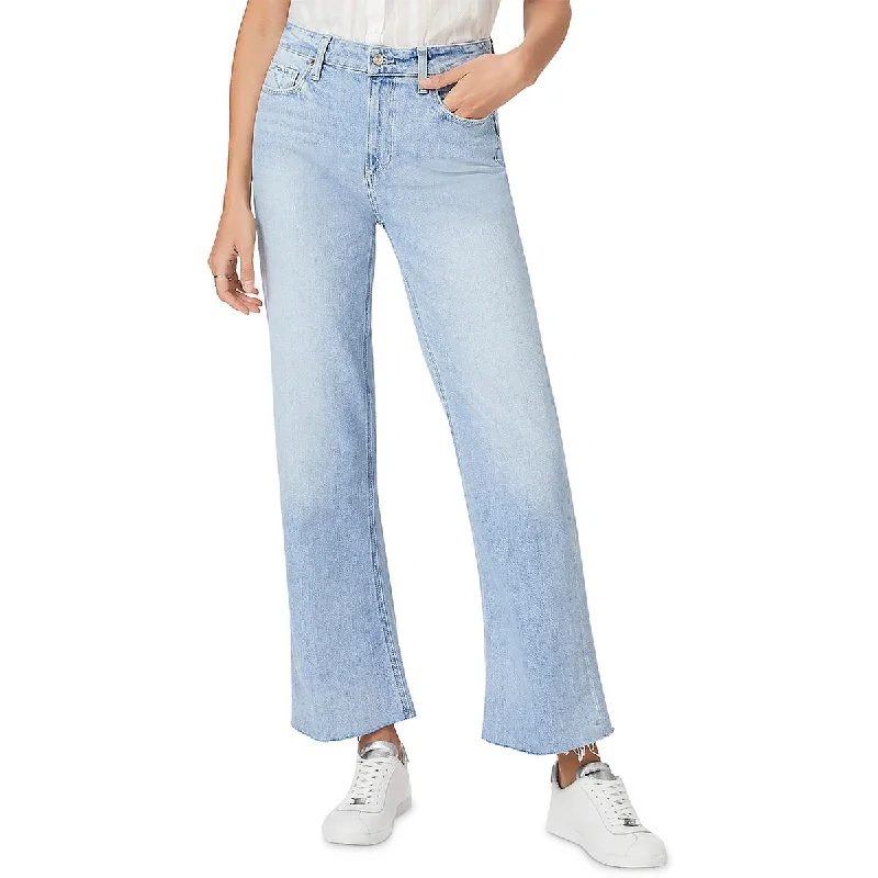 Paige Womens High Rise Light Wash Bootcut Jeans Chic Dark-Wash Skinny Jeans