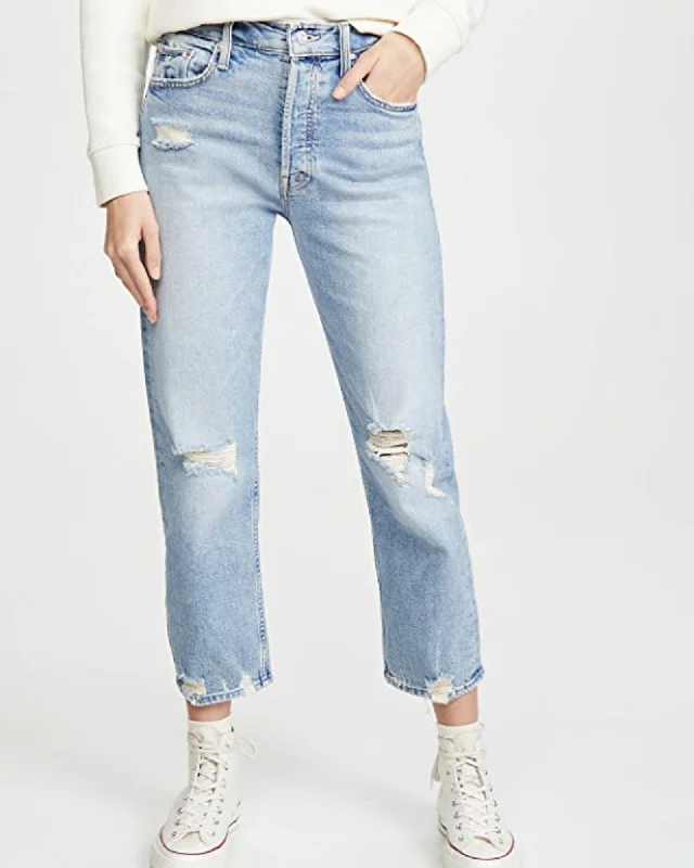 "The Tom Cat" Straight Leg Jeans Comfortable Stretch Fit Jeans