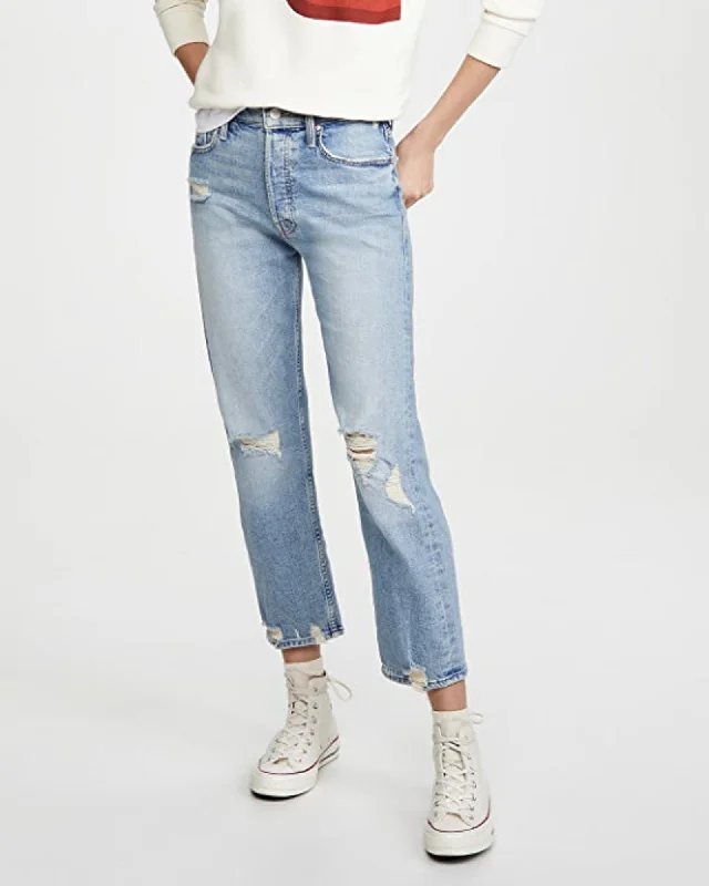 "The Tomcat" Straight Leg Jeans Comfortable Ankle Jeans
