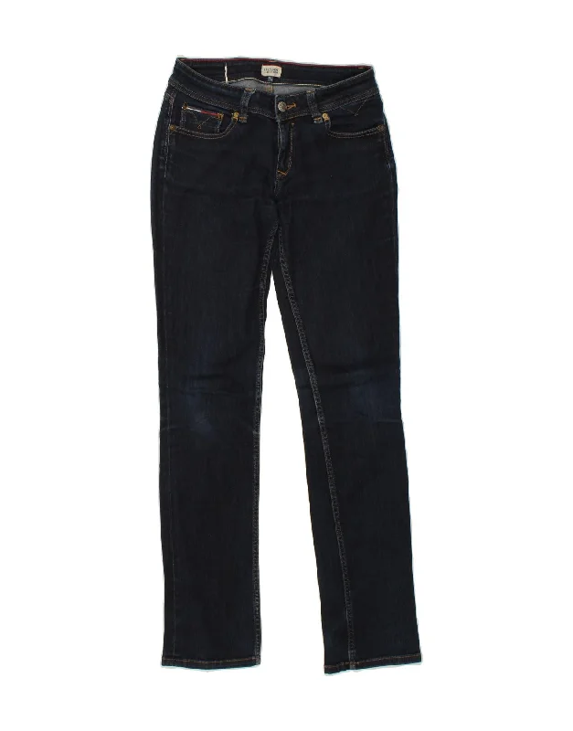 TOMMY HILFIGER Womens Skinny Jeans W29 L34 Navy Blue Cotton Comfortable Dark Wash Jeans TOMMY HILFIGER Womens Skinny Jeans W29 L34 Navy Blue Cotton Comfortable Dark Wash Jeans
