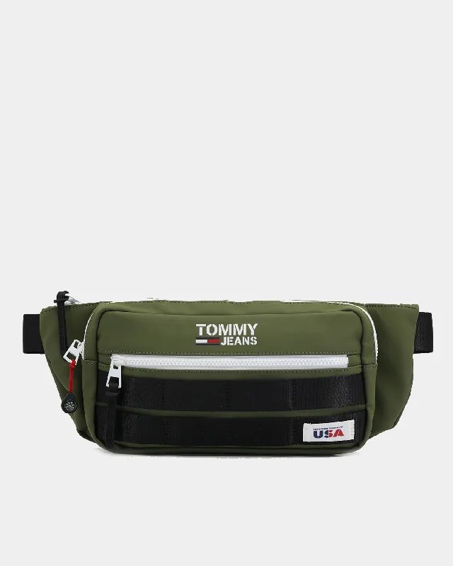 Tommy Jeans TJM Casual Utility Bumbag Cypress Trendy Layered Pocket Jeans