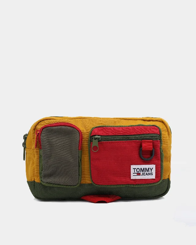 Tommy Jeans TJM Explorer Crossbody Inca Gold Classic Button Fly Jeans