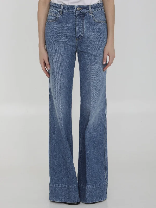 Wide-leg Jeans Chic Vintage-Inspired Denim Jeans