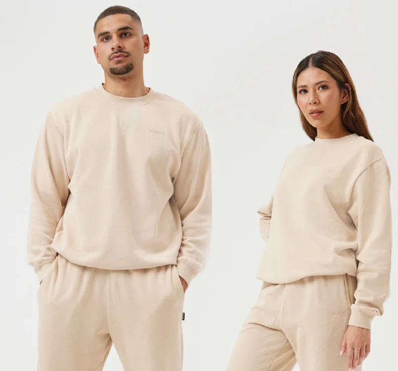 INSPORT ALASKA UNISEX ALASKA BONE CREW SWEATSHIRT Hoodie with Back Slit Movement Comfort INSPORT ALASKA UNISEX ALASKA BONE CREW SWEATSHIRT Hoodie with Back Slit Movement Comfort