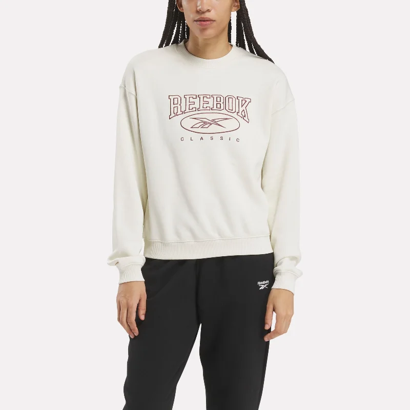 Archive Evolution Crew Sweatshirt Vintage Chalk Hoodie with Color Block Contrast Stylish