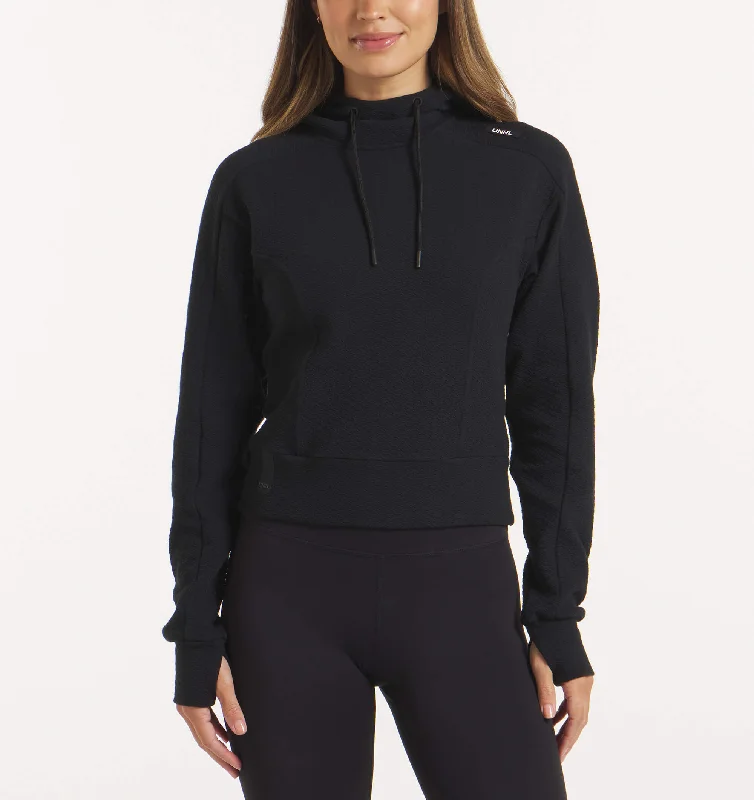 Ascend Hoodie Hoodie with Lace Feminine Delicate