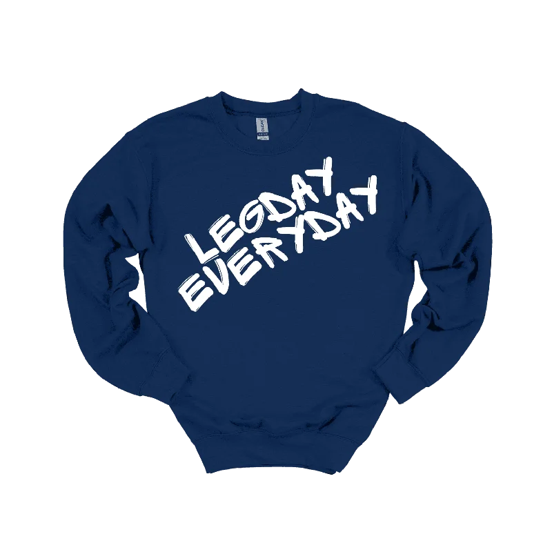 Legday Everyday Sweatshirt Hoodie with Puffed Sleeves Voluminous Trendy