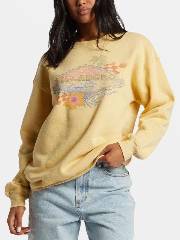 Surfing Together Crewneck Sweatshirt Hoodie with Magnetic Closure Innovative Modern