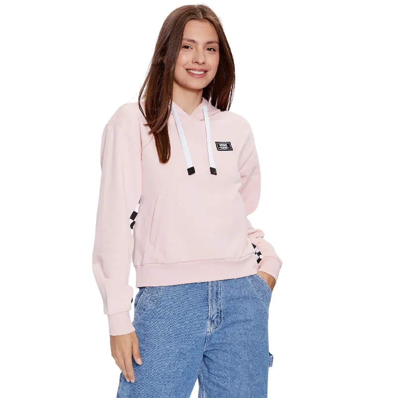 Boom Boom Check It Hoodie - Rose Smoke Hoodie with Crew Neck Simple Timeless