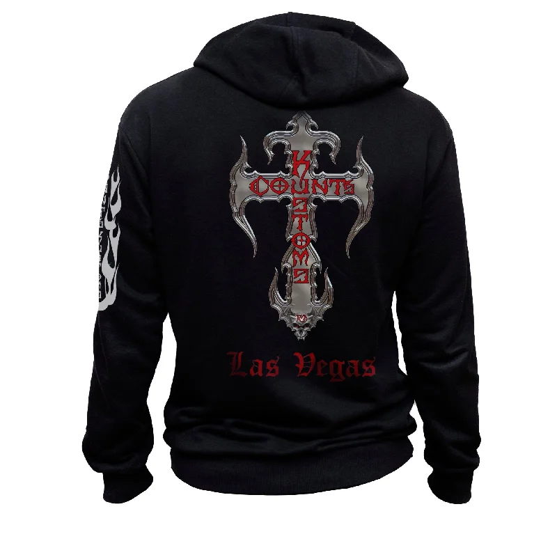 Count's Kustoms 1-ARM Bandit Pullover Hoodie Sweatshirt Unisex Oversized Hoodie Comfort Casual Count's Kustoms 1-ARM Bandit Pullover Hoodie Sweatshirt Unisex Oversized Hoodie Comfort Casual