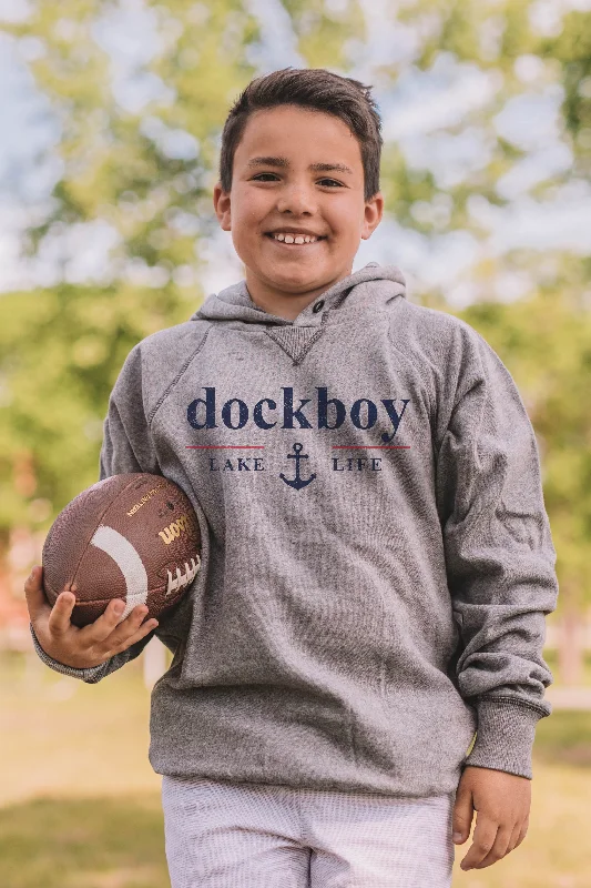 Dockboy Heavy Anchor Hoodie Hooded Sweatshirt Casual Wear Street Style