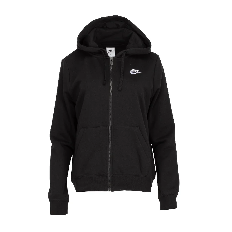 Club Fleece FZ Hoody - Womens Hoodie with Hem Elastic Stretchable Comfortable