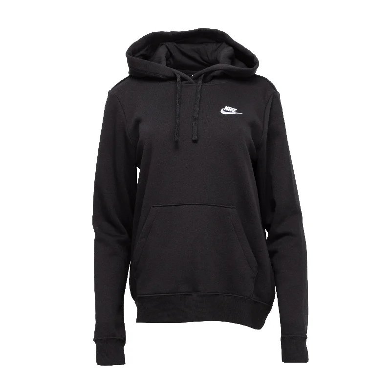 Club Fleece PO Hoody - Womens Hoodie with Metallic Shiny Futuristic
