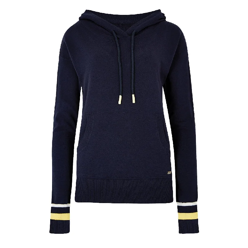 Dubarry Burncourt Hoodie Navy Hoodie with Camouflage Military Edgy