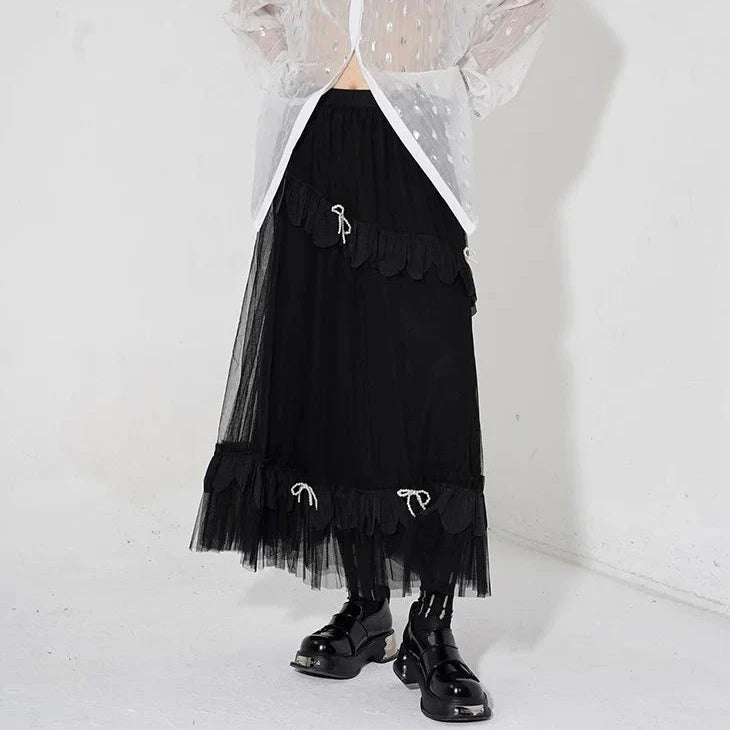Elegant & Chic Tulle Skirt leather skirt durable