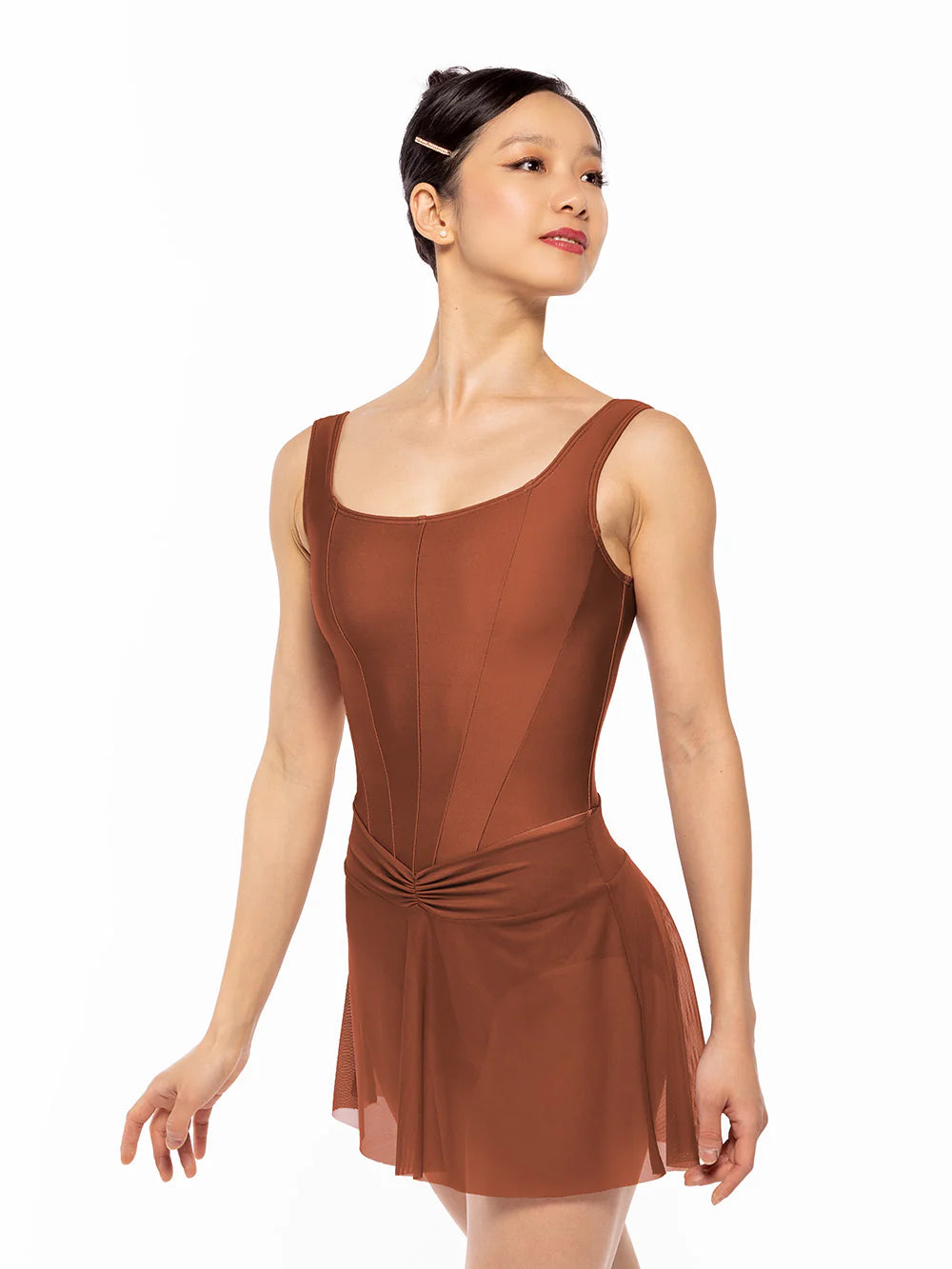 Eleve "Amora" Pull-On Skirt lightweight skirt design