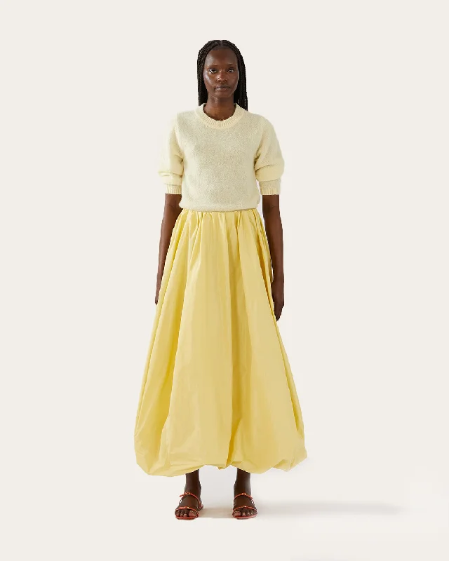 Flora Skirt Taffeta Yellow corduroy skirt durable