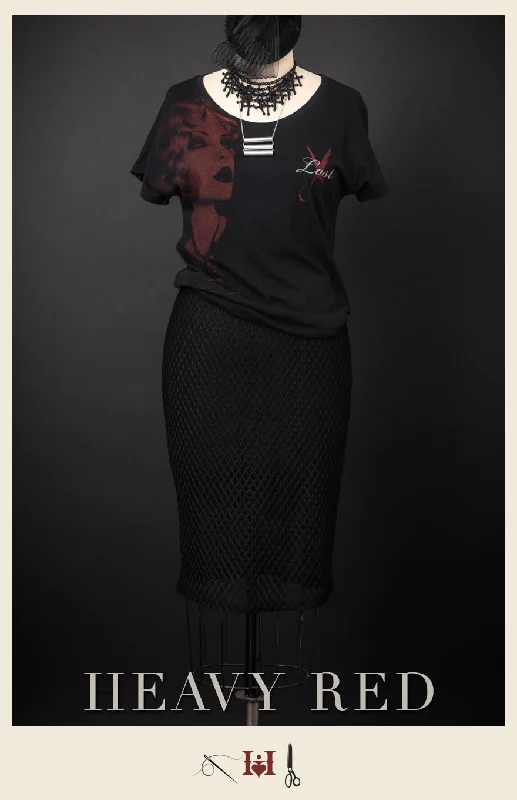 Shift Diamond Net Skirt corduroy skirt cozy