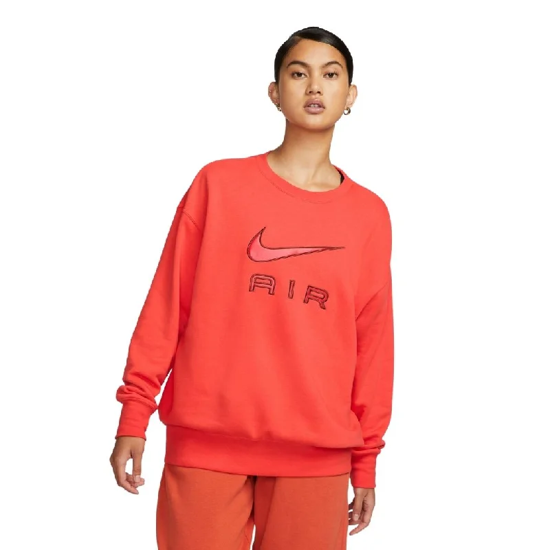 Air Fleece Crew Sweatshirt Oversized Hoodie Comfort Casual