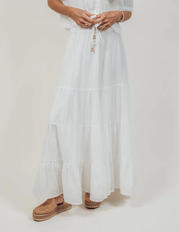 Hallie Tiered Skirt velvet skirt sumptuous