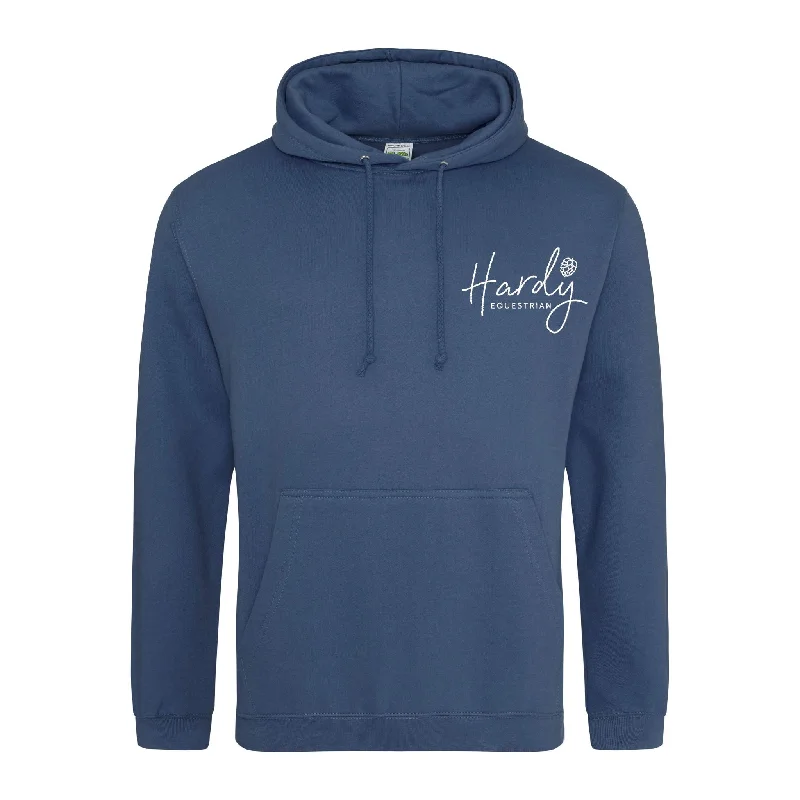 Hardy Equestrian Women's Ash Powder Blue Hoodie Hoodie with Relaxed Fit Easy Casual