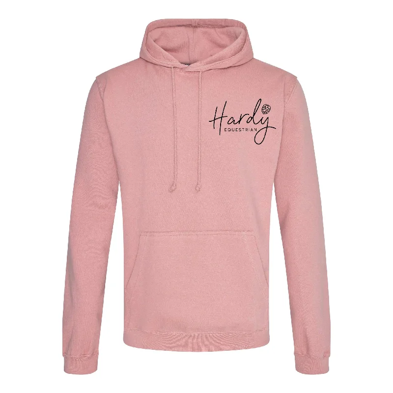 Hardy Equestrian Women's Ash Rose Hoodie Hoodie with Strings Custom Fit Adjustable