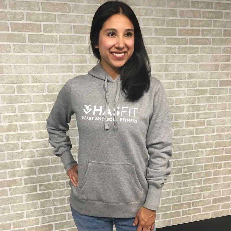 HASfit Classic Hoodie - Ladies' Pullover Hooded Sweatshirt Hoodie with Raw Hem Edgy Unfinished