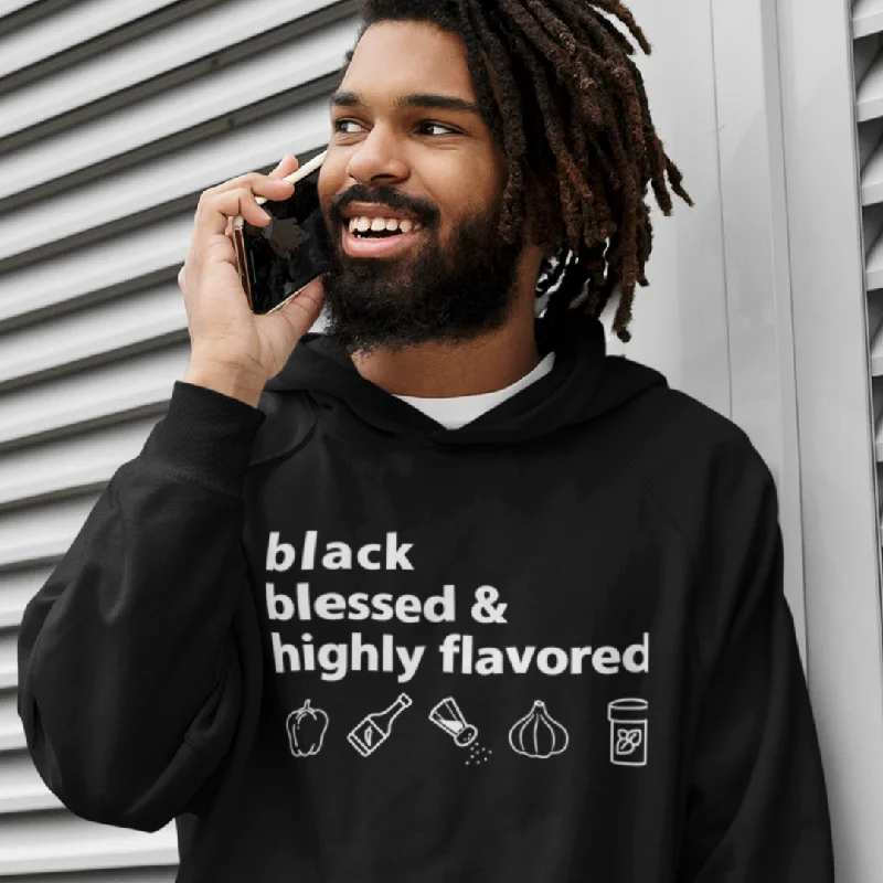 Highly Flavored Unisex Heavy Hooded Sweatshirt Hoodie with Pocket Utility Practical