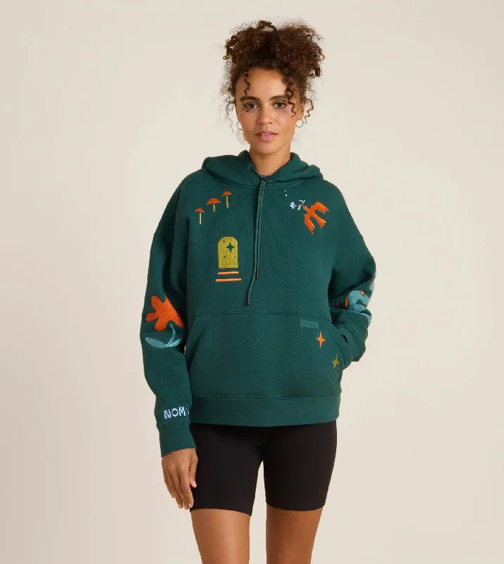 Hiker Hoodie Hoodie with Earth Tones Natural Calm