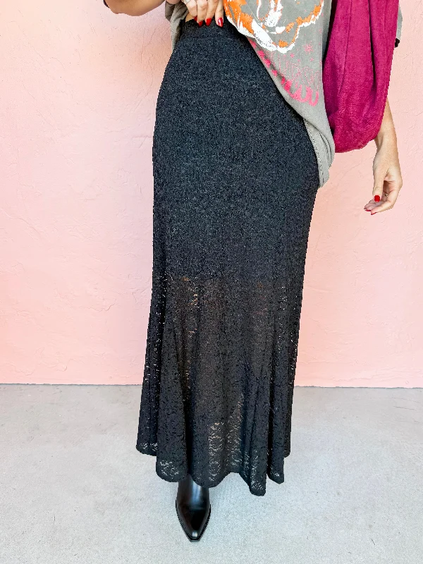 Magical Feeling Lace Maxi Skirt tulle skirt dreamy