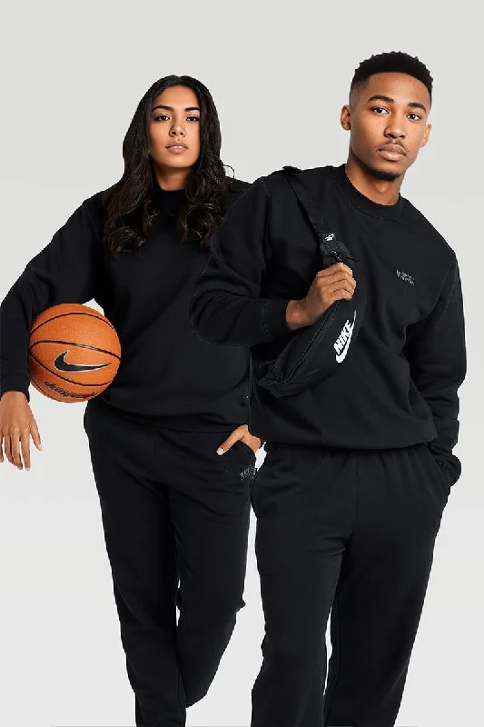 INSPORT UNISEX ALASKA BLACK CREW SWEATSHIRT Hoodie with Elastic Cuffs Stretchable Comfortable INSPORT UNISEX ALASKA BLACK CREW SWEATSHIRT Hoodie with Elastic Cuffs Stretchable Comfortable