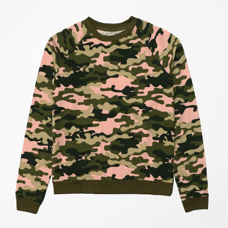 Women Olive Premium Quality All-Over Printed Sweatshirt (LF-11028) Hoodie with Fur Luxurious Winter