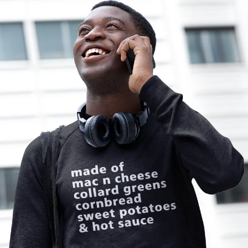 Made Of  Unisex Crewneck Sweatshirt Hoodie with Set-In Sleeves Structured Classic
