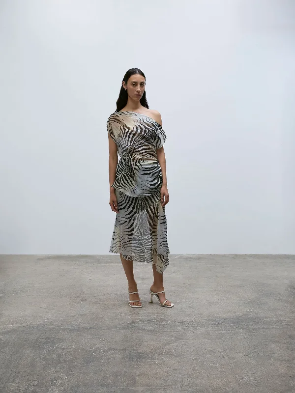 Mae Skirt | Zebra lace skirt feminine