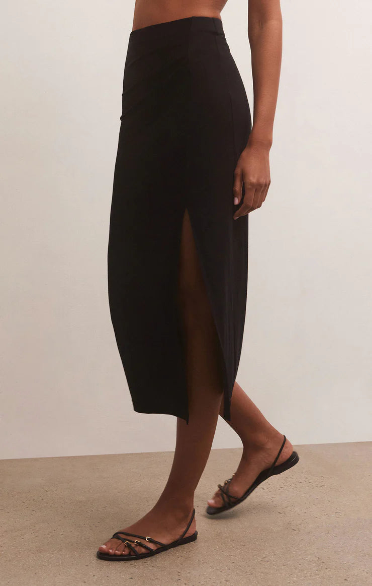 MILEY KNIT SKIRT chiffon skirt delicate