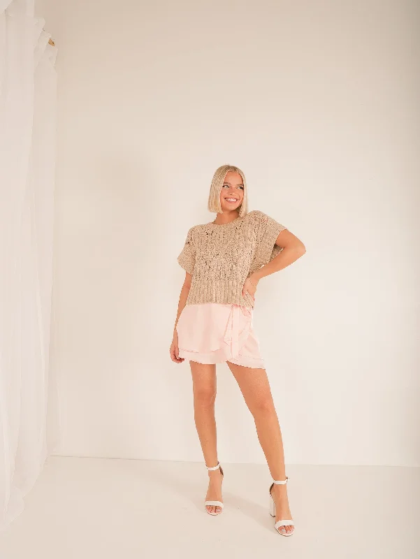 Mimi Wrap Skirt high slit skirt
