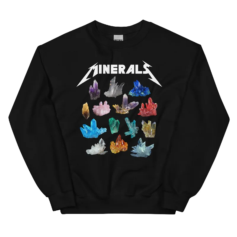 Minerals Unisex Sweatshirt Hoodie with Illustration Artistic Creative