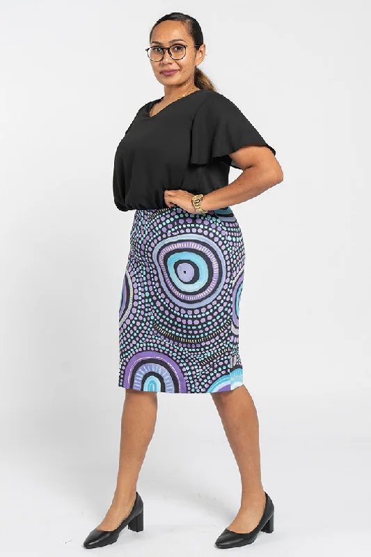 Our Future, Together Pencil Skirt linen skirt airy