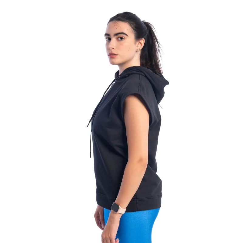 NYA Sleeveless Hoodie Hoodie with Illustration Artistic Creative