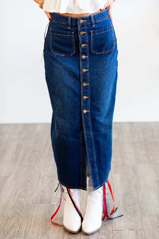 Sailor Skirt denim skirt classic