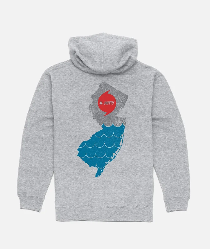Sandy 10th Anniversary Hoodie - Heather Grey Hooded Sweatshirt Casual Wear Street Style Sandy 10th Anniversary Hoodie - Heather Grey Hooded Sweatshirt Casual Wear Street Style
