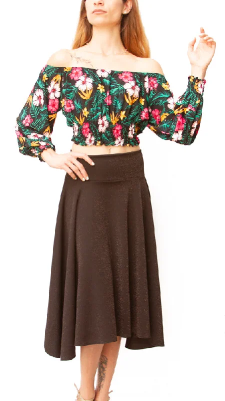 SKIRT - Julie (Shiny) patchwork skirt art