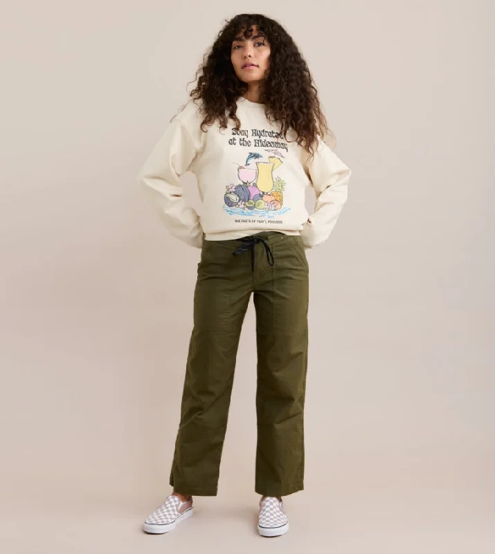 The Crew Fleece Sweatshirt Hoodie with Set-In Sleeves Structured Classic