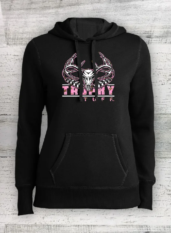 Trophy Tuff - Ladies Pullover Hooded Sweatshirt - Real Tree Edge Pinkle Hoodie with Ribbed Neckline Snug Warm Trophy Tuff - Ladies Pullover Hooded Sweatshirt - Real Tree Edge Pinkle Hoodie with Ribbed Neckline Snug Warm