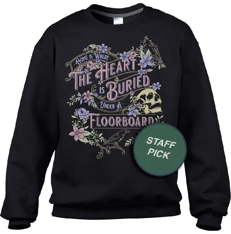 Unisex Home is Where the Heart is Buried Under a Floorboard Sweatshirt Hoodie with Lining Warm Insulated Unisex Home is Where the Heart is Buried Under a Floorboard Sweatshirt Hoodie with Lining Warm Insulated