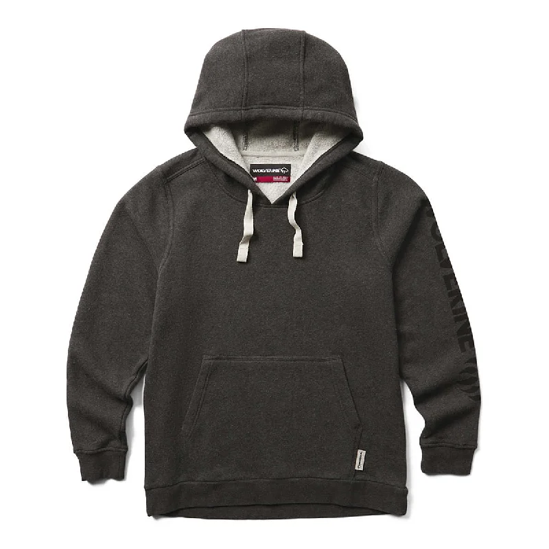 Wolverine Midweight Graphic Hoody - Womens Hoodie with Button Placket Classic Preppy Wolverine Midweight Graphic Hoody - Womens Hoodie with Button Placket Classic Preppy