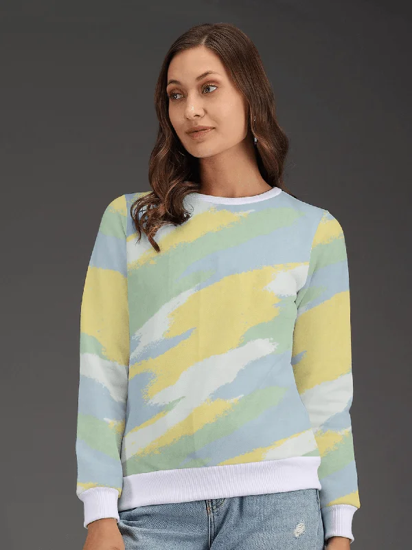 WOMEN'S COLORBURST COMFORT SWEATSHIRT Hoodie with Button Classic Timeless