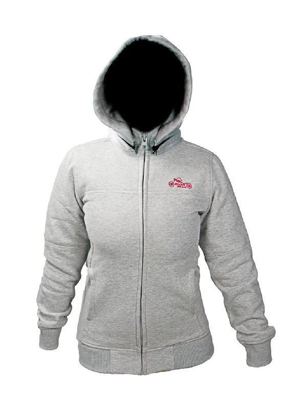 Women's Hooded Sweatshirts Hoodie with Mock Neck Collared Structured